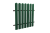 Штакетник Стандарт М-образный фигурный 100*1500 мм металл ПЭ-6005 зеленый
