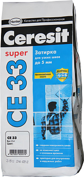 Затирка CE-33 МЯТА супер для швов 1-6 мм 2 кг Церезит