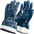 Перчатки Х/Б МБС двойной нитриловый облив, синие, крага 7004403