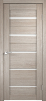 Дверь DUPLEX со стеклом (700*2000) Капучино VELLDORIS