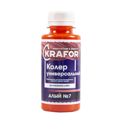 Краситель алый №7 100мл Krafor