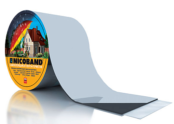 Лента гидроизол. "Никобанд" самоклеющ. 10х0,3 м Терракота (коричн.) РАСПРОДАЖА