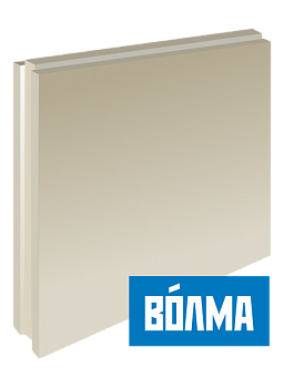  Плита гипс пазогребневая 667*500*80 полнот (30 шт на поддоне) ВОЛМА