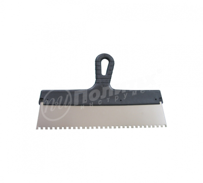 Шпатель Lux нерж. 200 мм. (з.10х10). 1043209